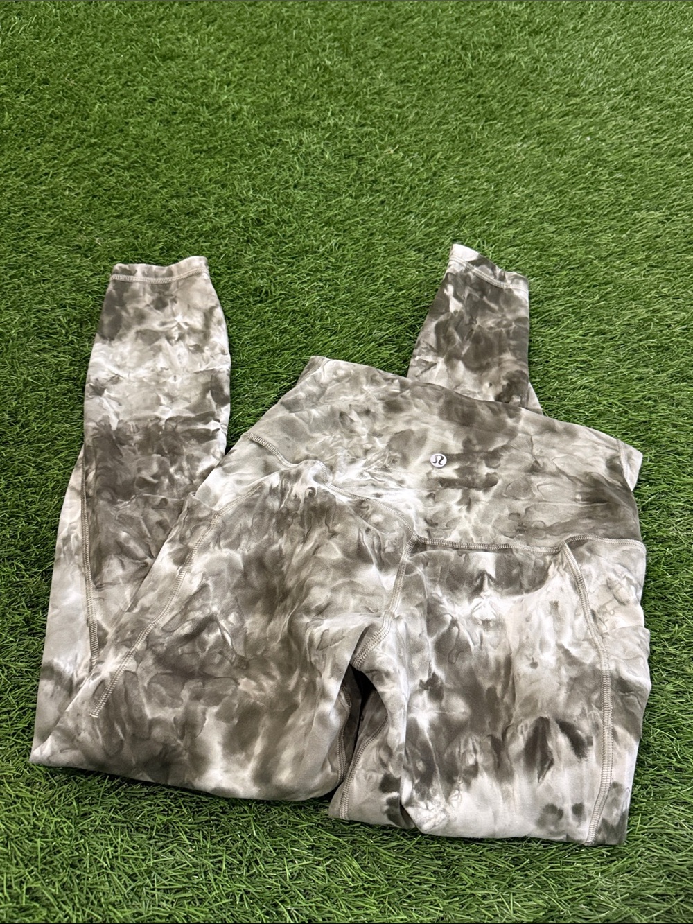 Lululemon Athletica Leggings - green Tie Dye